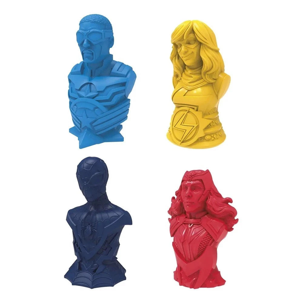 Monopoly Marvel Flip Edition Board Game Captain America, Ms. Marvel, Spider-Man