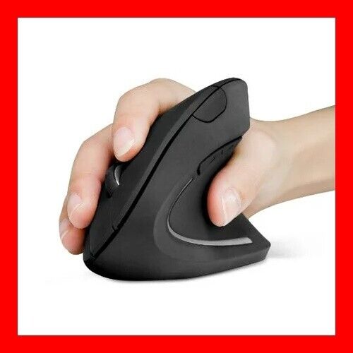 2.4G USB 1600DPI Wireless Mouse Vertical Ergonomic Laptop Optical