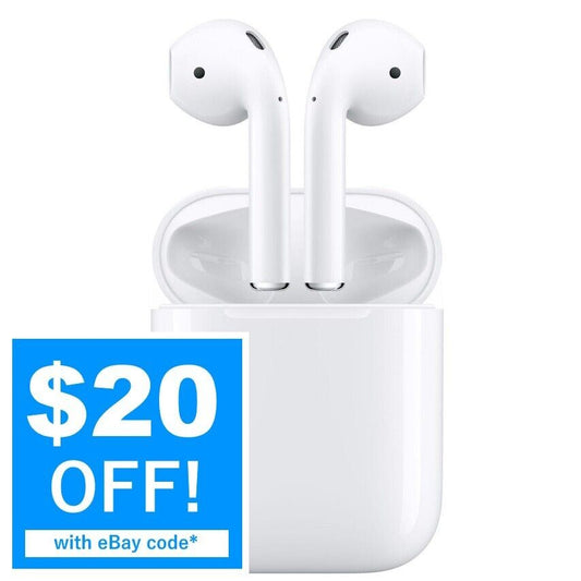 Genuine Apple AirPods 2nd Gen Generation with Standard Charging Case - MV7N2ZA/A