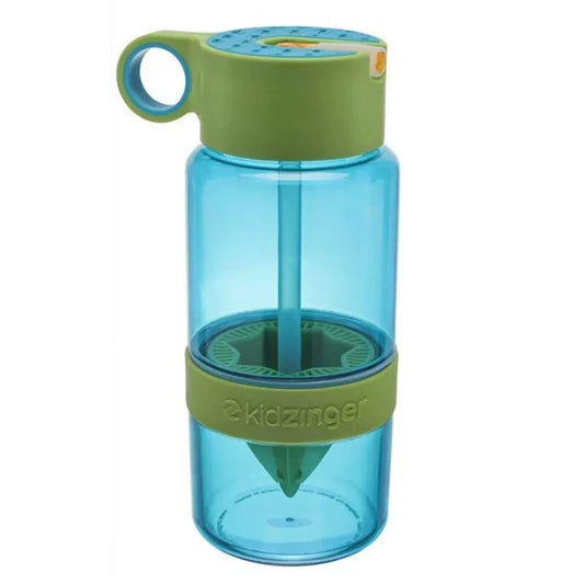 Kid Zinger Naturally Flavoured Water Bottle 473ml - Blue and Green
