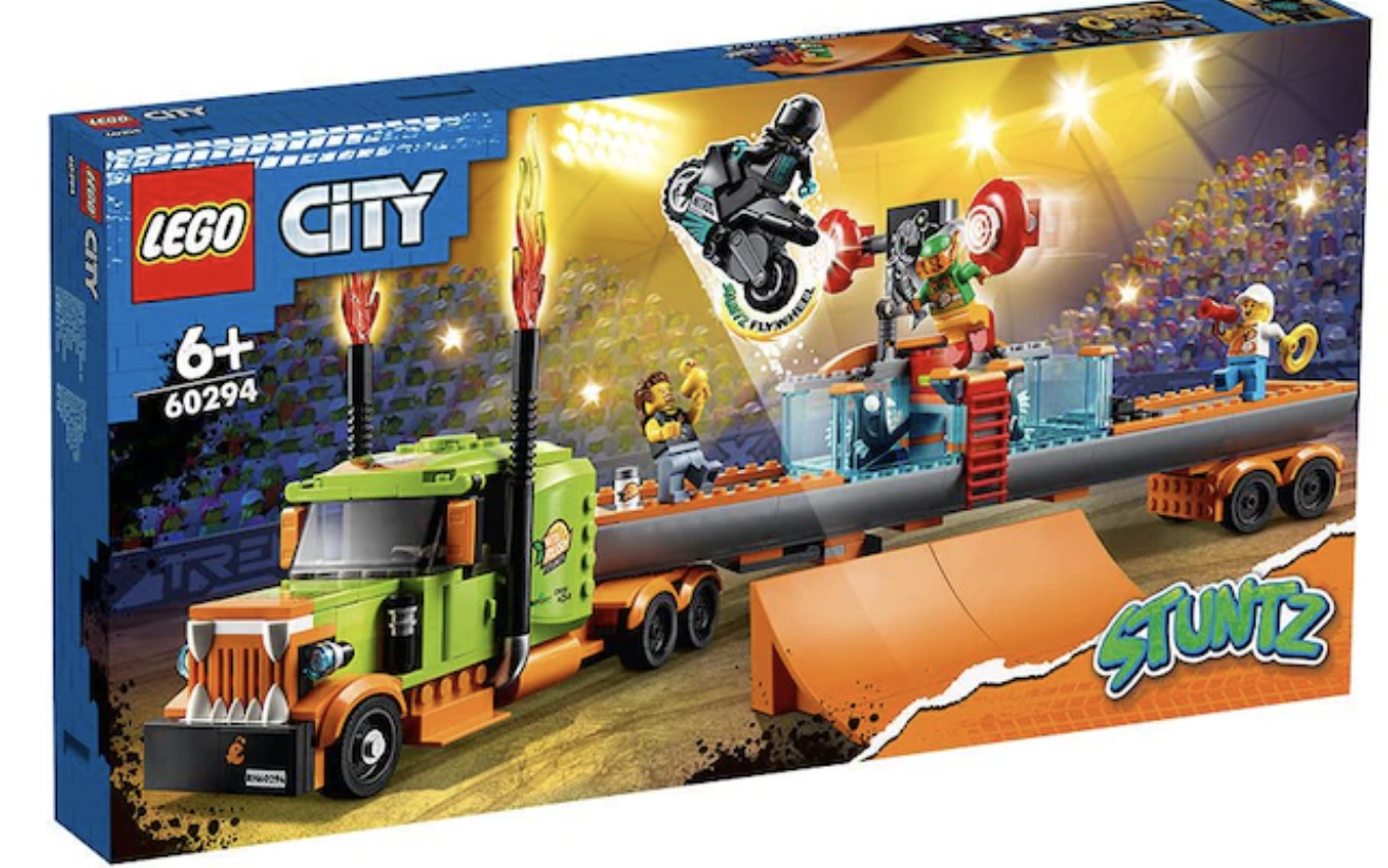 LEGO City 60294 Stunt Show Truck Age 6+ Brand New StuntZ