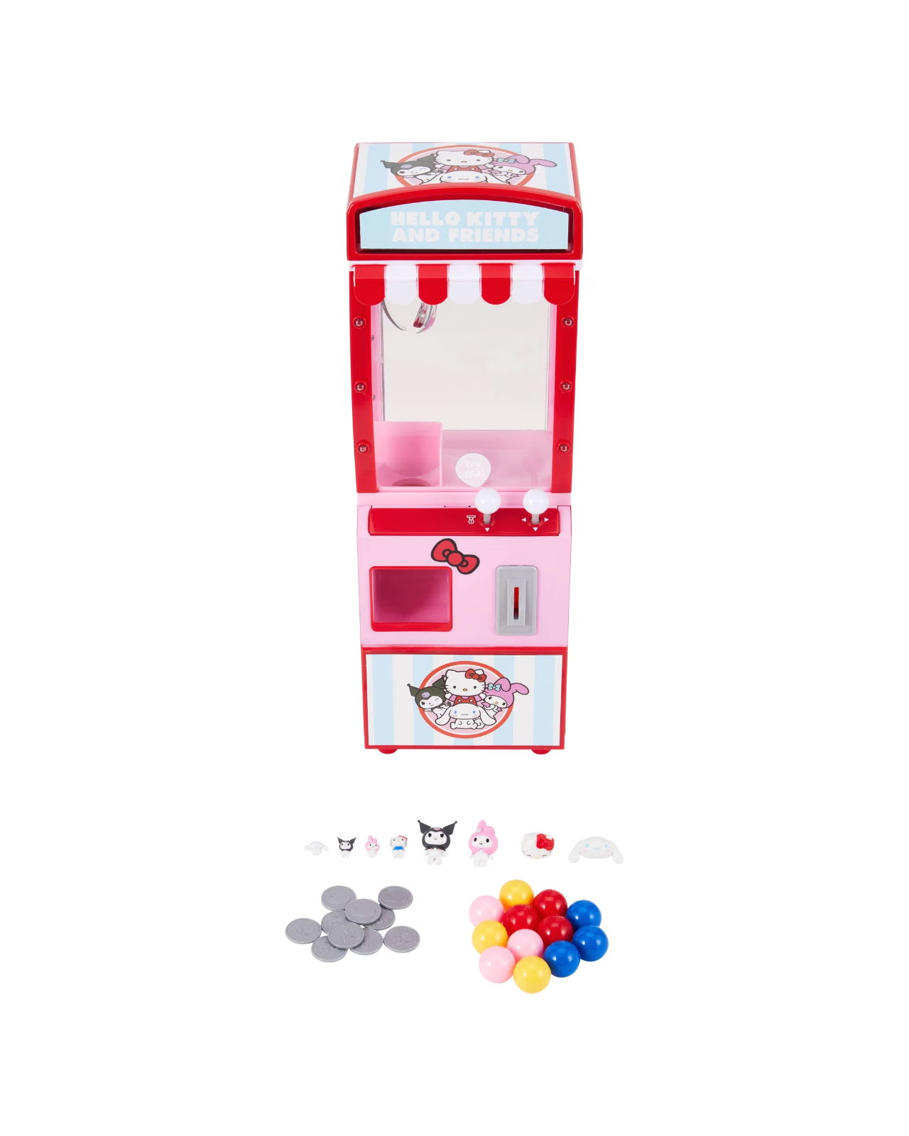 SANRIO Hello Kitty Friends Vending Arcade Claw Candy Grabber Prize Machine Game