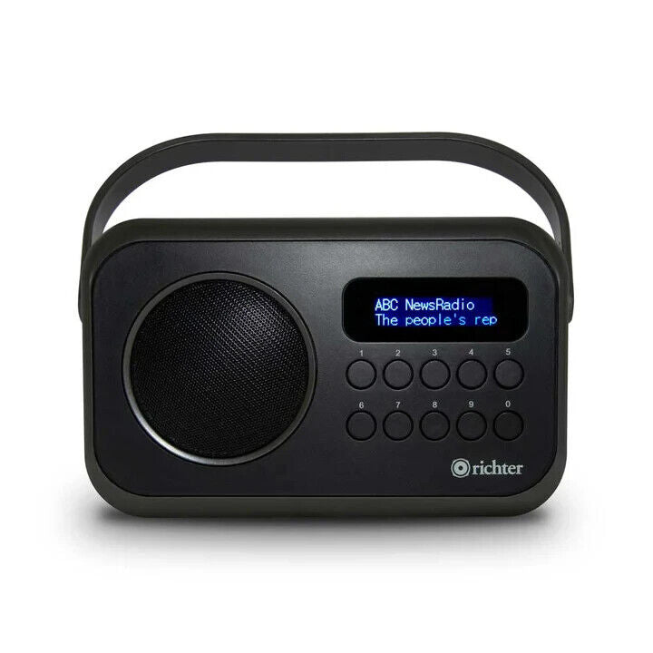 RICHTER PORTABLE DAB+ FM/AM RADIO RR28DABAMBLK Black Color