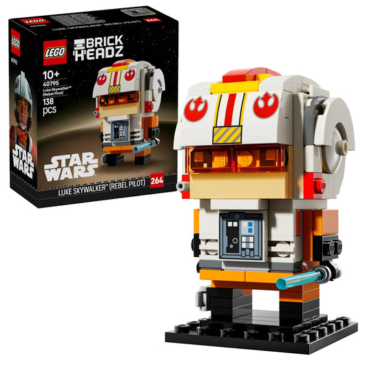 LEGO Star Wars 40795 BrickHeadz Luke Skywalker Rebel Pilot Lightsaber May 4th