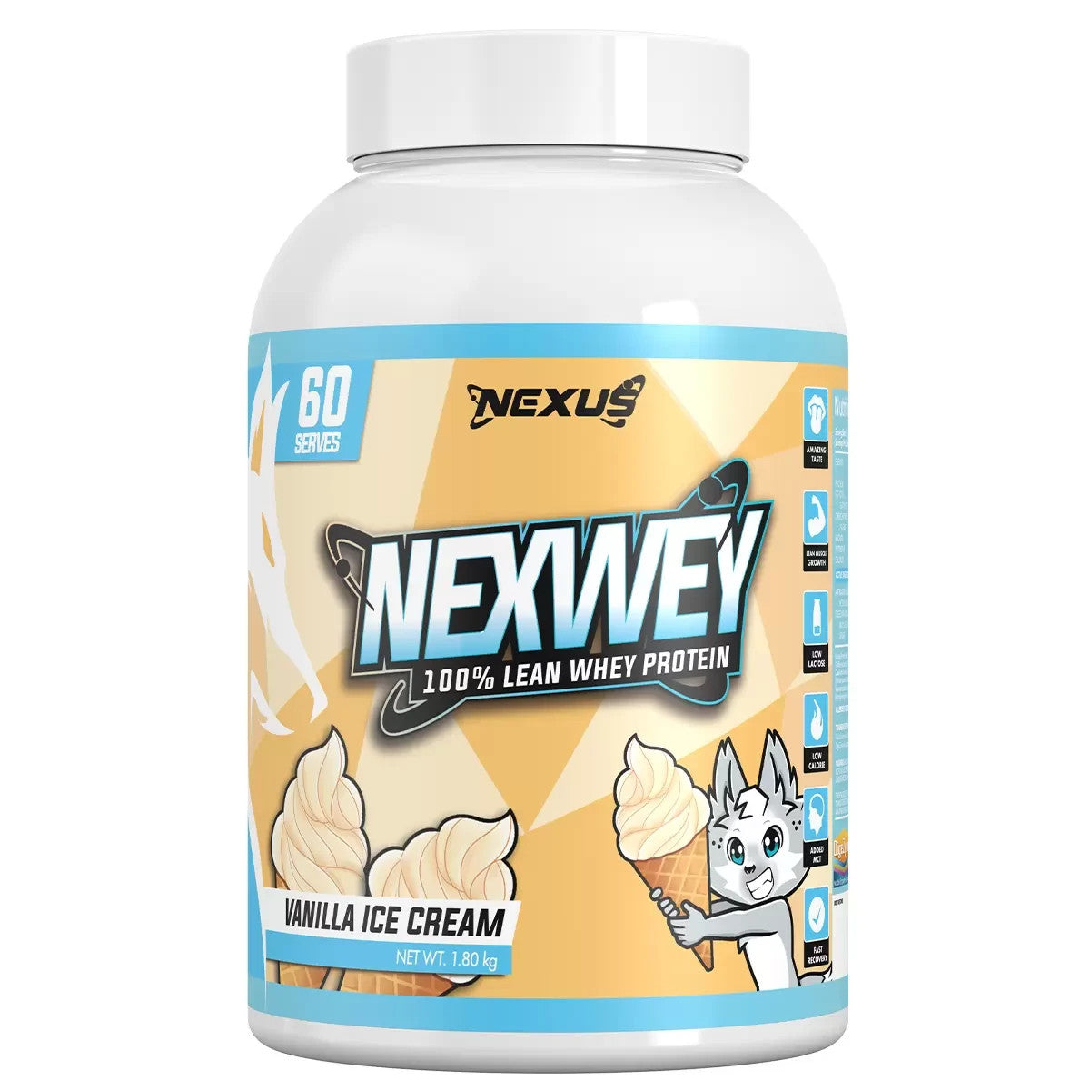 Nexus Sports Nutrition Nexwhey 1.8kg Vanilla Banana Hokey Pokey
