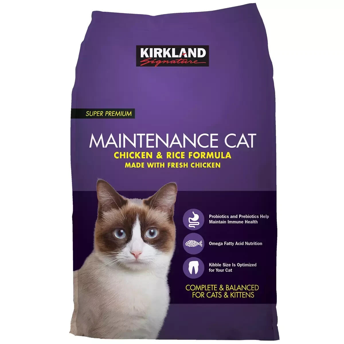 Kirkland Signature Super Premium Chicken And Rice Formula Cat Food 11.34 kg
