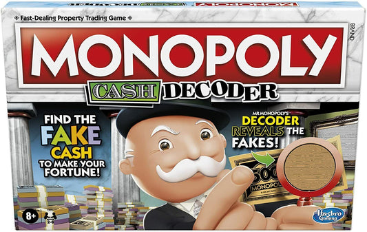 Monopoly Cash Decoder Board Game  - NEW