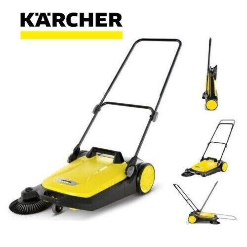 New Karcher S 4 Outdoor Mechanical Push Sweeper Cordless 20L S4 1.766-320.0