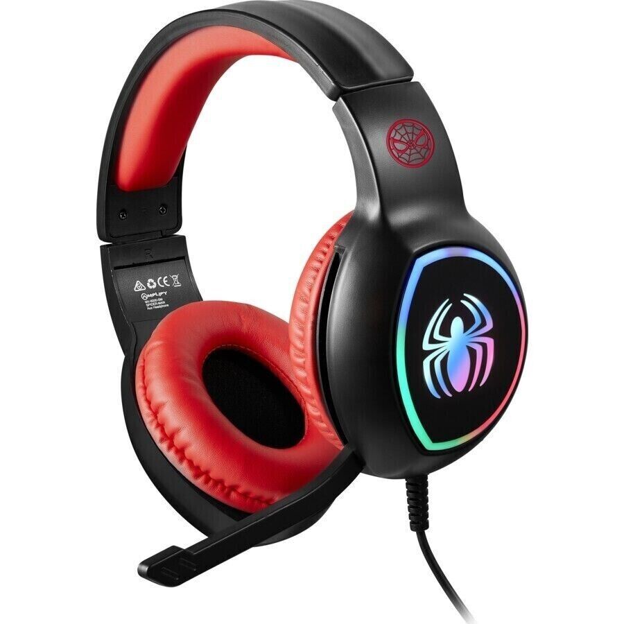 Marvel Spider-Man 4-In-1 Computer Gaming Mouse Keyboard Mat Headset Spiderman