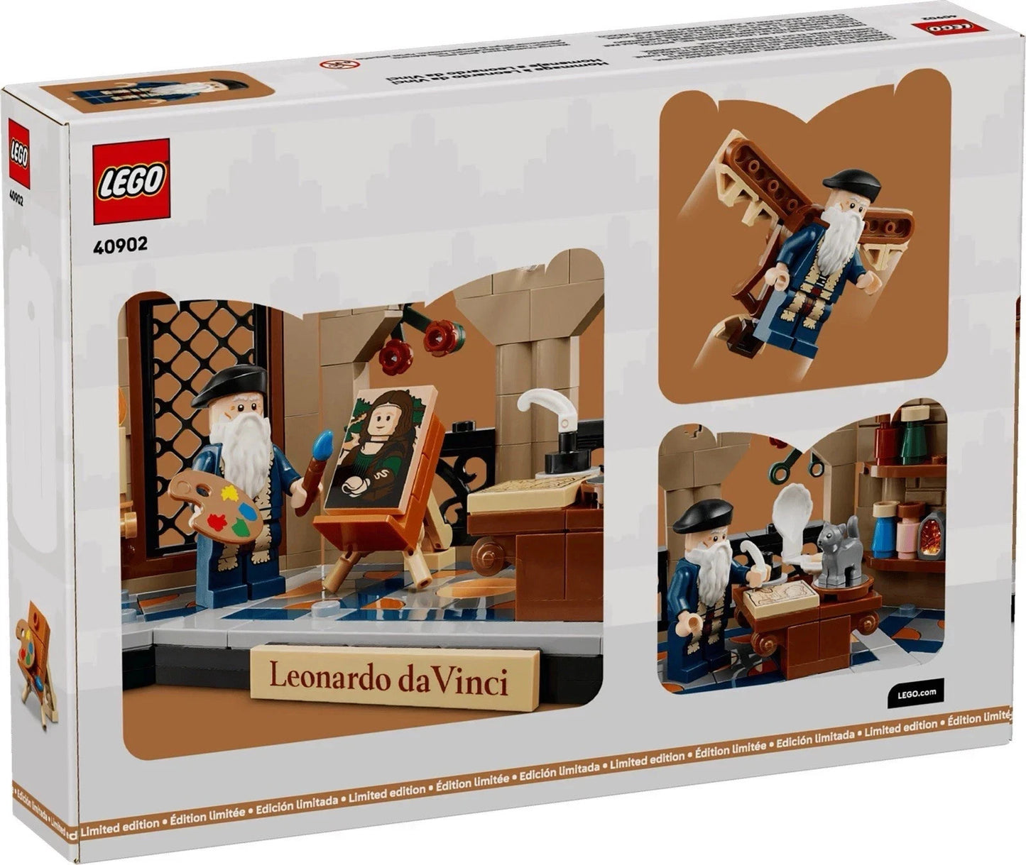 LEGO 40902 Tribute To Leonardo Da Vinci New Sealed