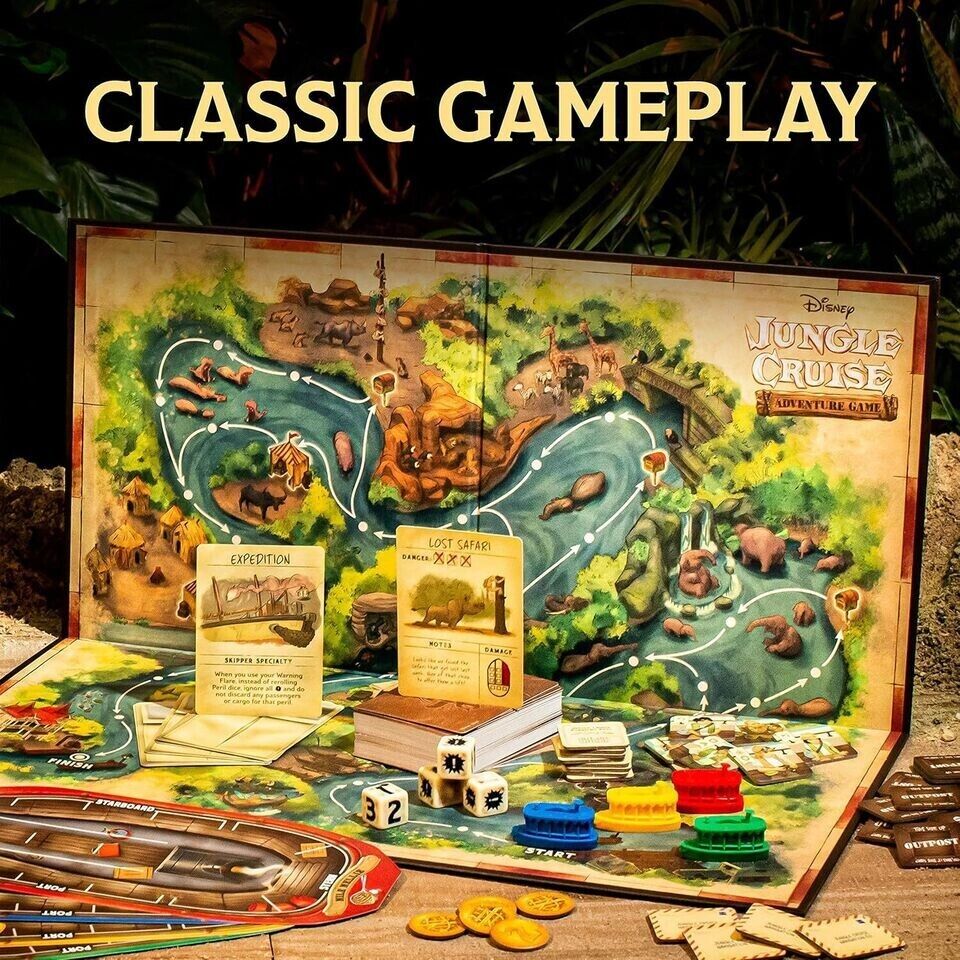 Ravensburger Disney Jungle Cruise Adventure Game - Ages 8+