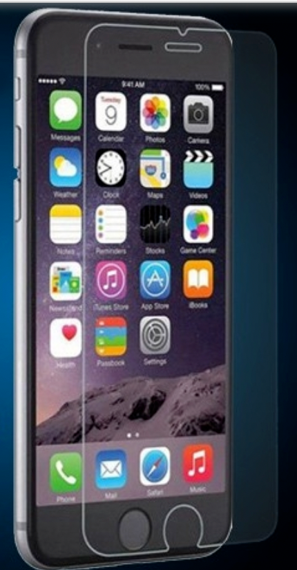 2XPUREGLAS Premium Clear Tempered Glass Screen Protector Apple iPhone 8/7/6S/6