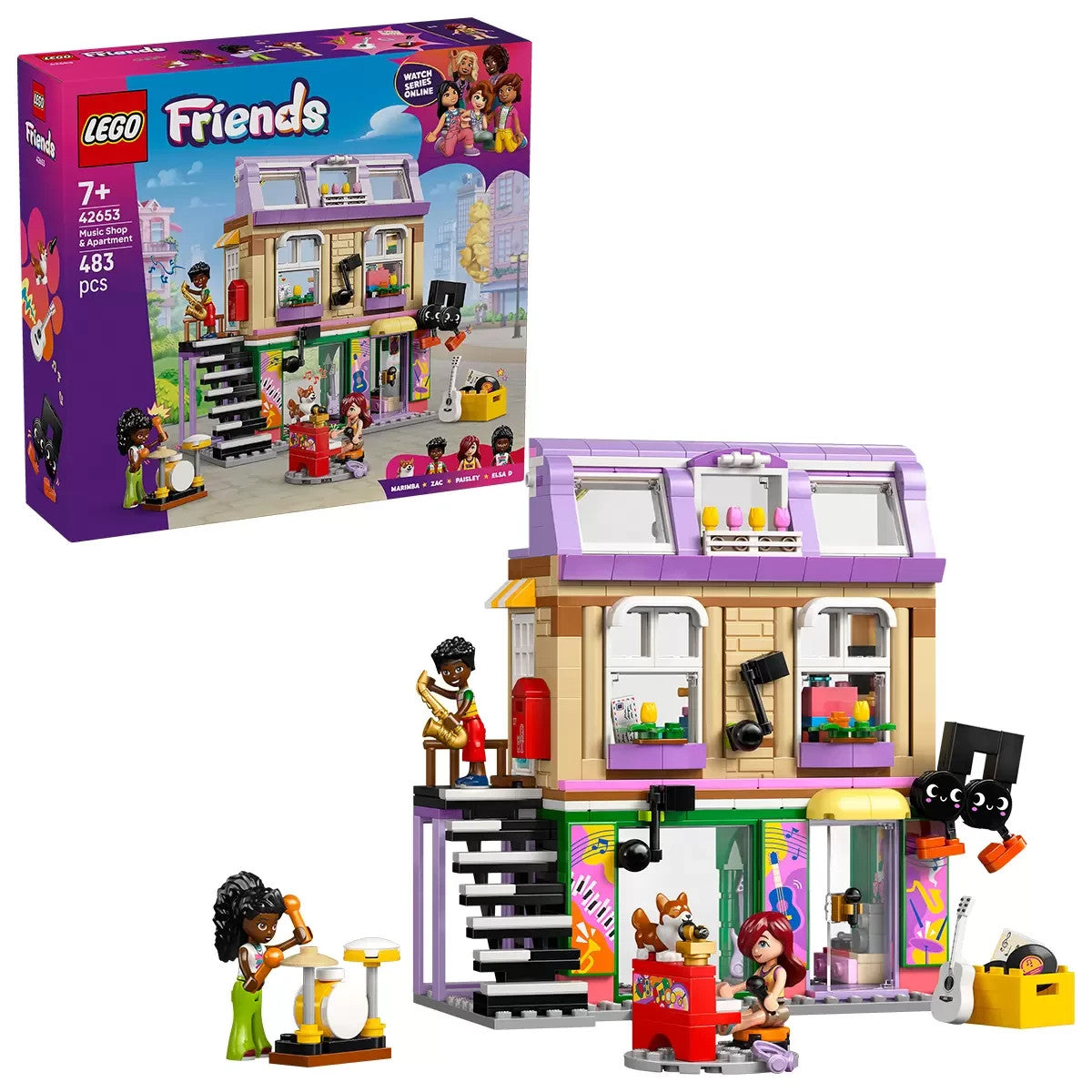 LEGO 42653 Friends - Music Store and Apartment NEW