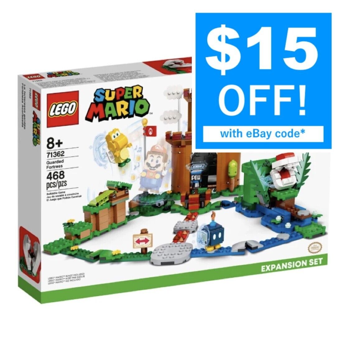 LEGO Super Mario: Guarded Fortress Expansion Set (71362)