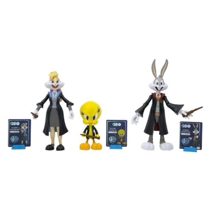 WB 100 Looney Tunes & Harry Potter Mash-Up 3 Figure Set [Bugs Bunny Lola Tweety]