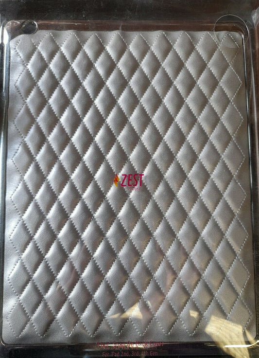 Zest Comgear Flair Snap On Back Cover For iPad 2/3/4 Gen Silver Brand New