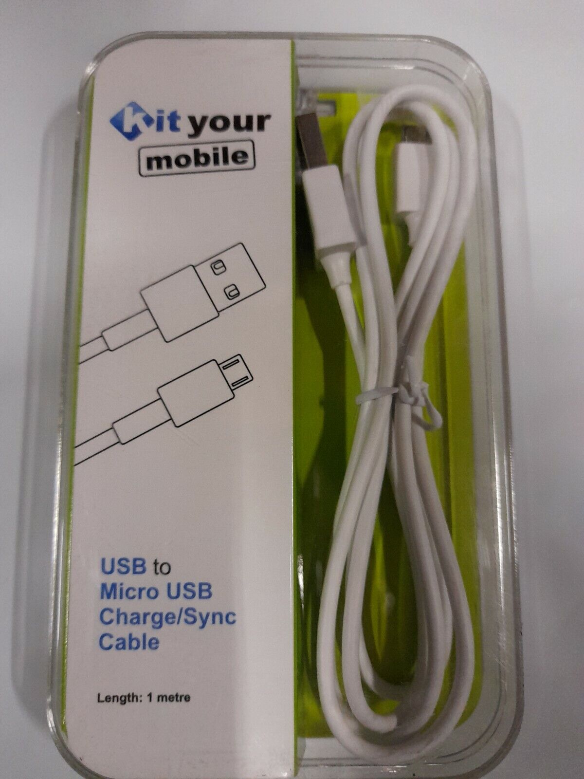 USB to Micro USB Charge / Sync Cable 1m without box Brand New