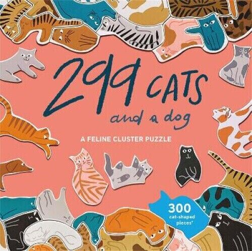 299 Cats (and a Dog) 300 Piece Puzzle: A Feline Cluster Puzzle by Léa Maupetit