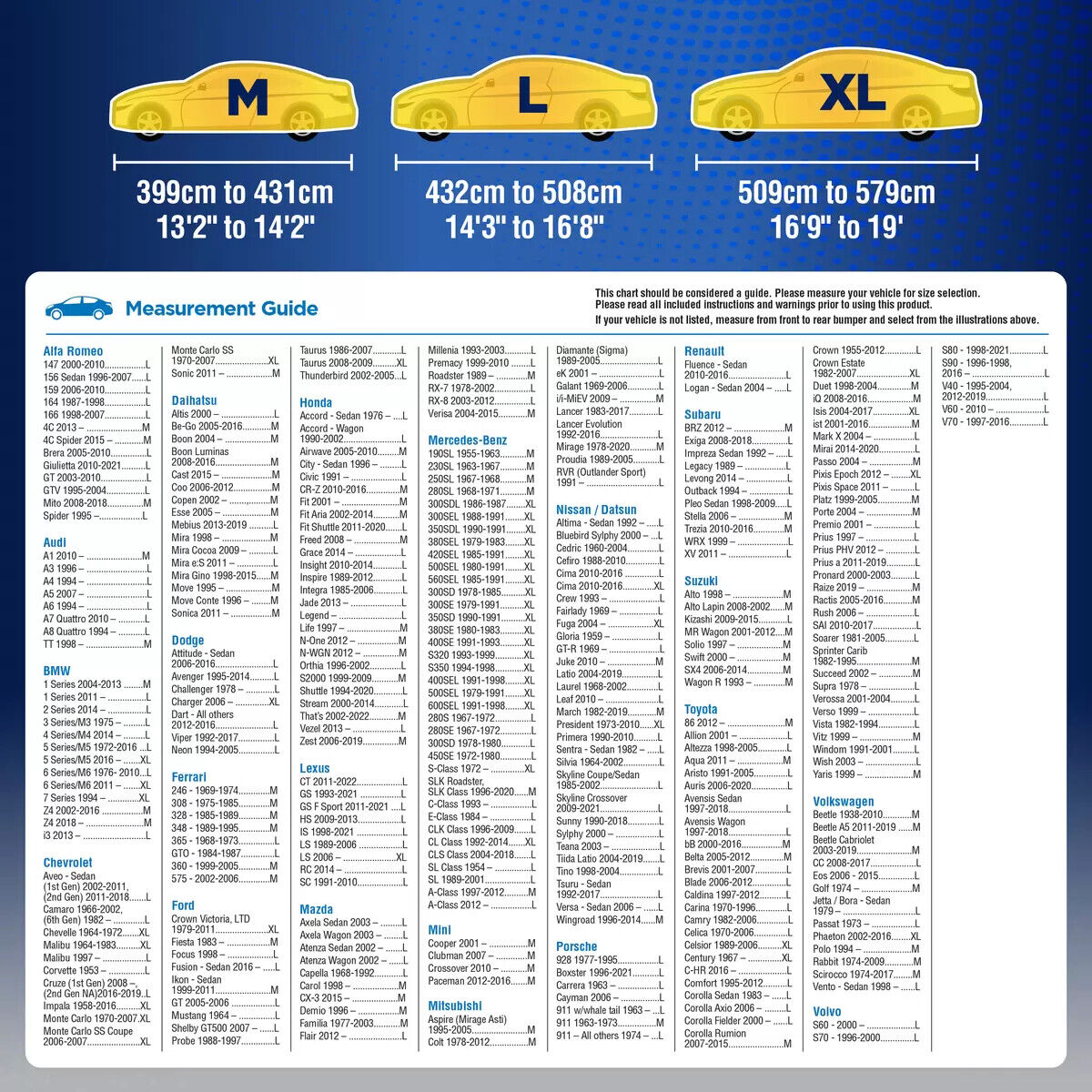 Rain-X Pro Grade Super Soft Non-Scratch Car Cover Water UV Protection Breathable