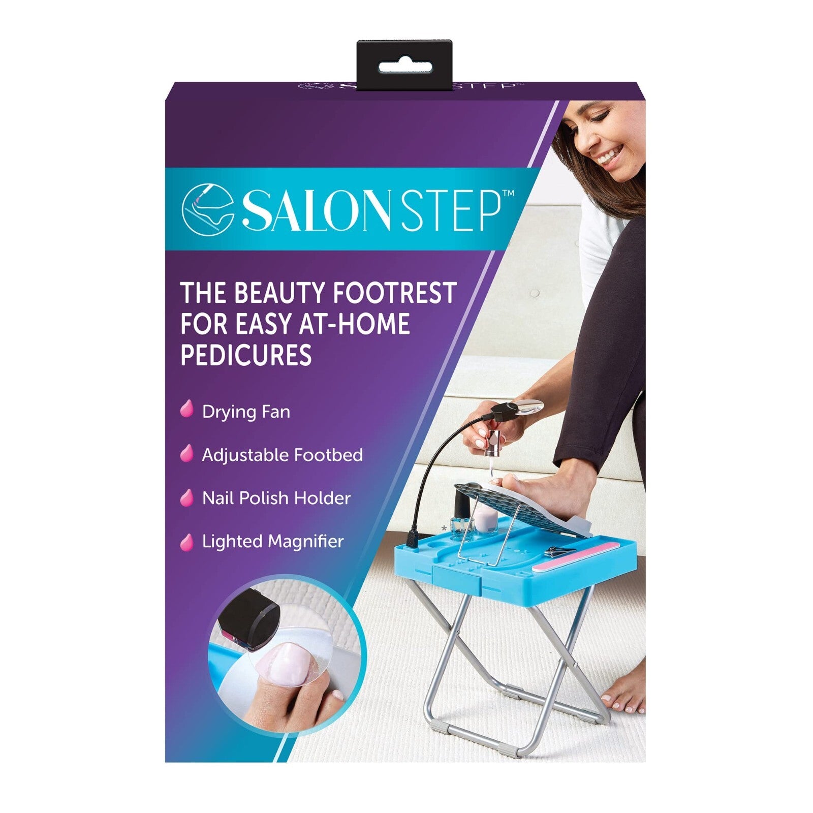 Salon Step The Beauty Footrest for Easy At-Home Pedicures