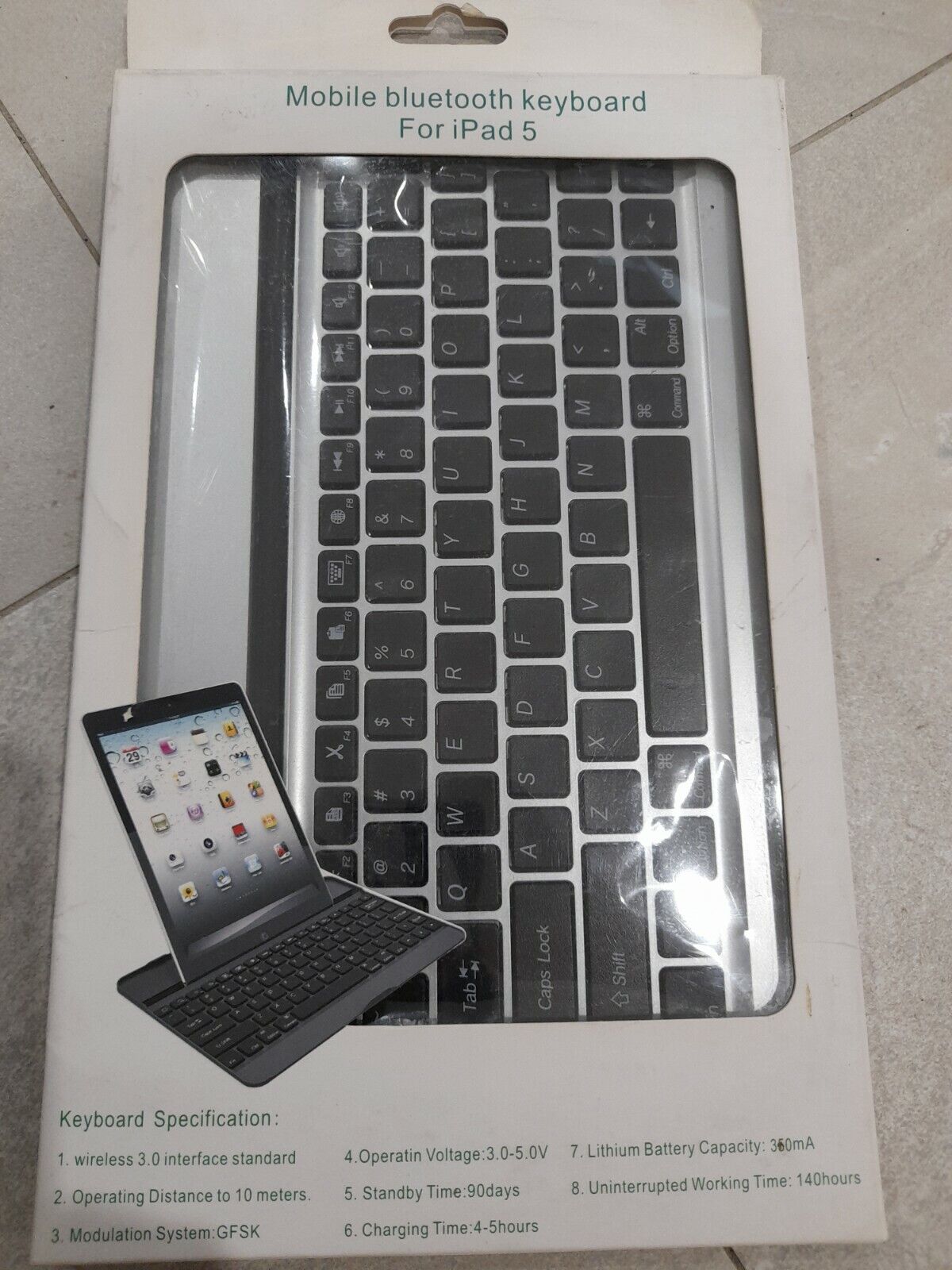 Smart Mobile Bluetooth Keyboard For Ipad 5 Brand New Unsealed