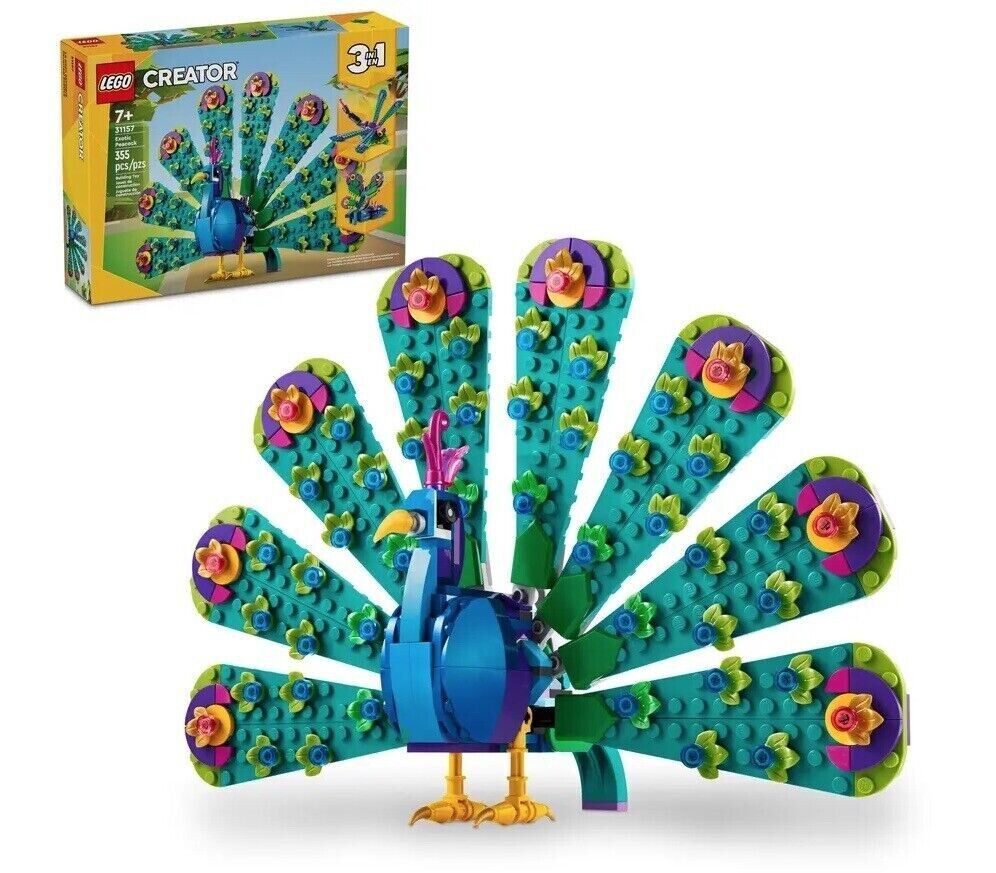 Lego 31157 Exotic Peacock - Creator 3 in 1 - Brand New - AU Seller