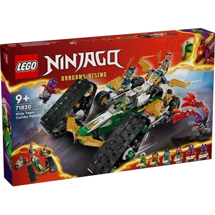 LEGO  71820 NINJAGO Ninja Team Combo Vehicle 4-in-1 Brand New Sealed