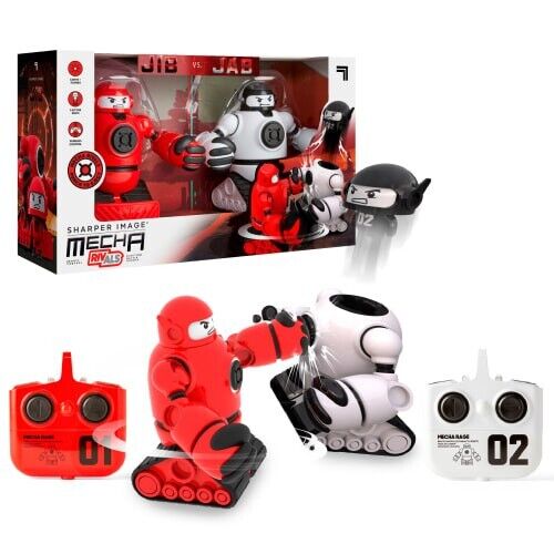 Sharper Image Mecha Rivals Jib vs Jab Remote Control Robots 2 RC Robots Toy New