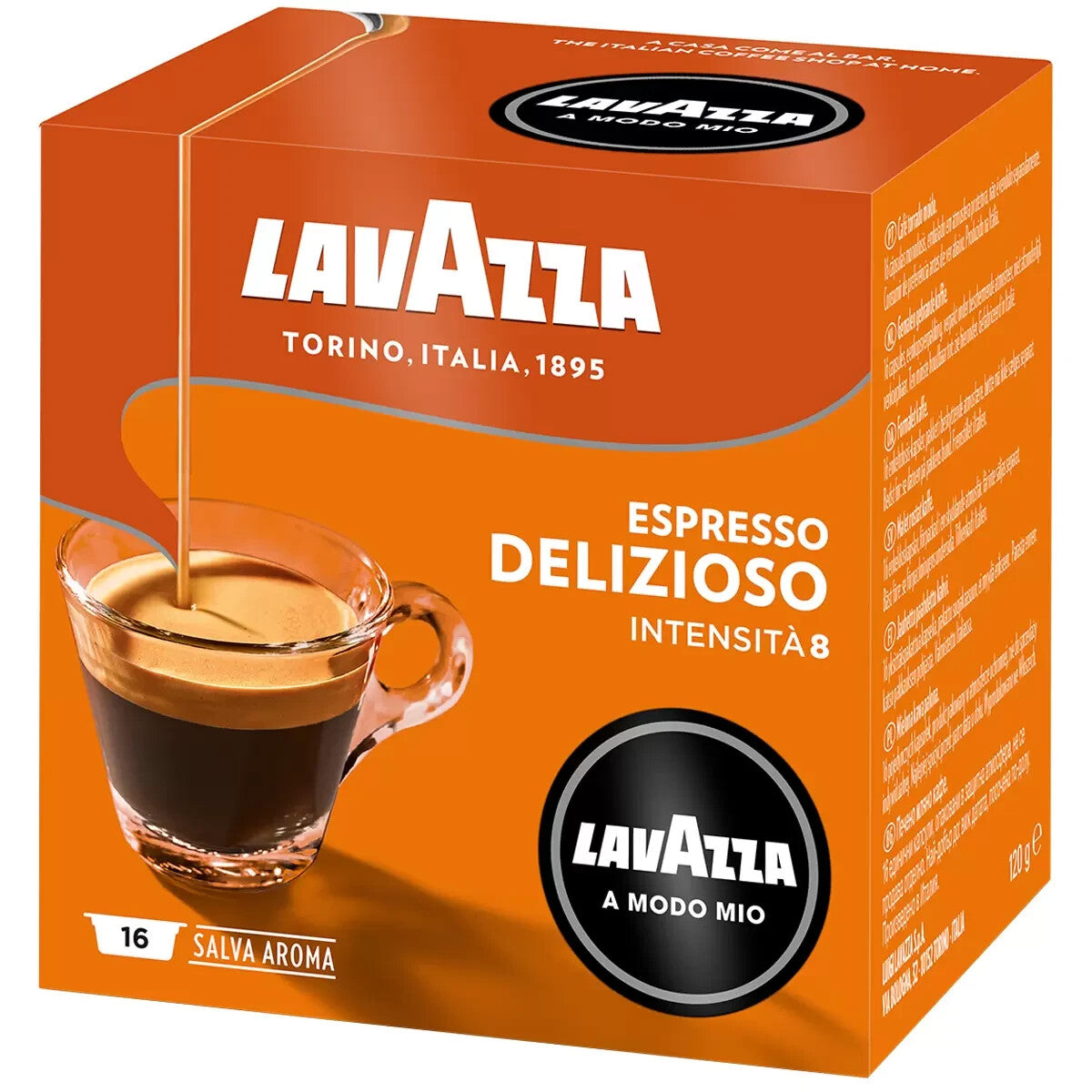 Lavazza Coffee Pods 96 Pack Espresso Delizioso Capsules Sweet Smooth & Strong 