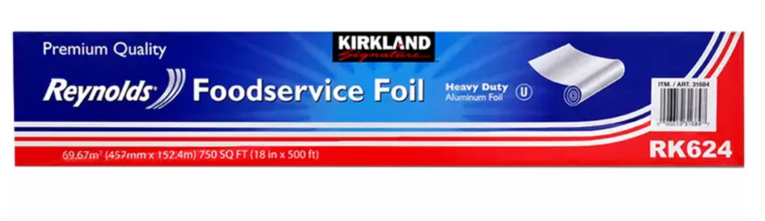 Kirkland Signature Heavy Duty Aluminium Foil 45cm x 150M Brand New