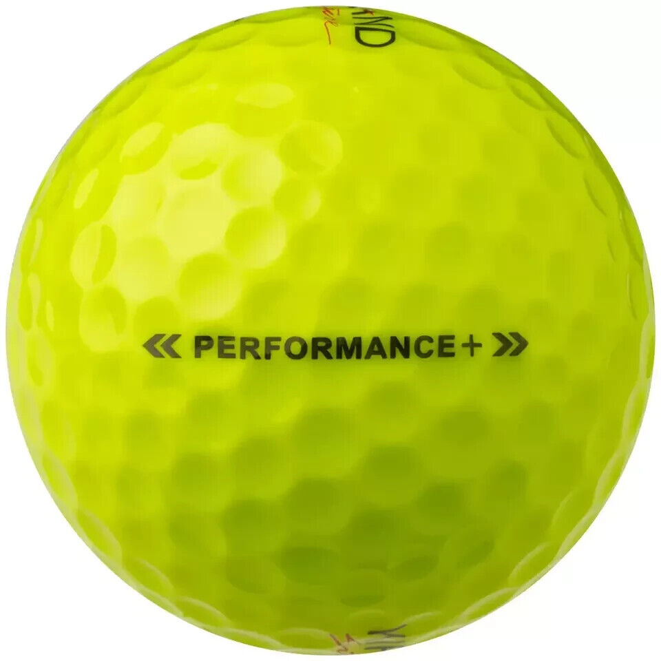 KIRKLAND SIGNATURE Performance+ 3-Piece Urethane Cover Golf Ball 24 Balls Yellow