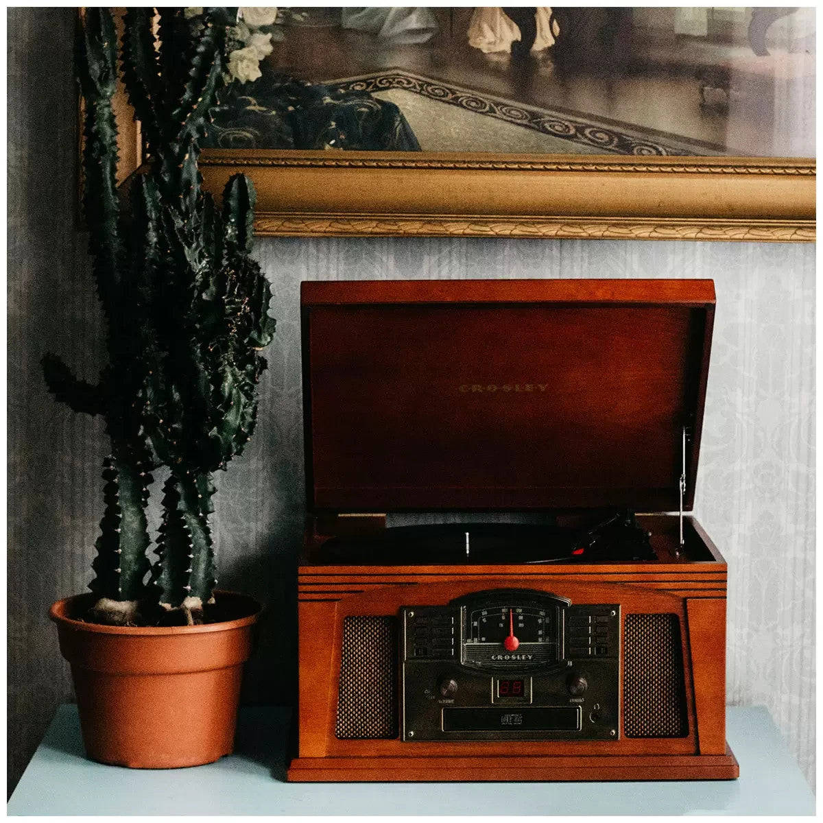 Crosley Lancaster Turntable With Bluetooth - Paprika