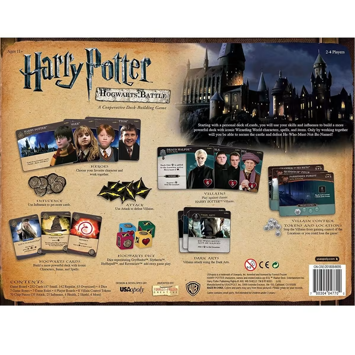 Harry Potter Hogwarts Battle A Cooperative Deck Building Board Game