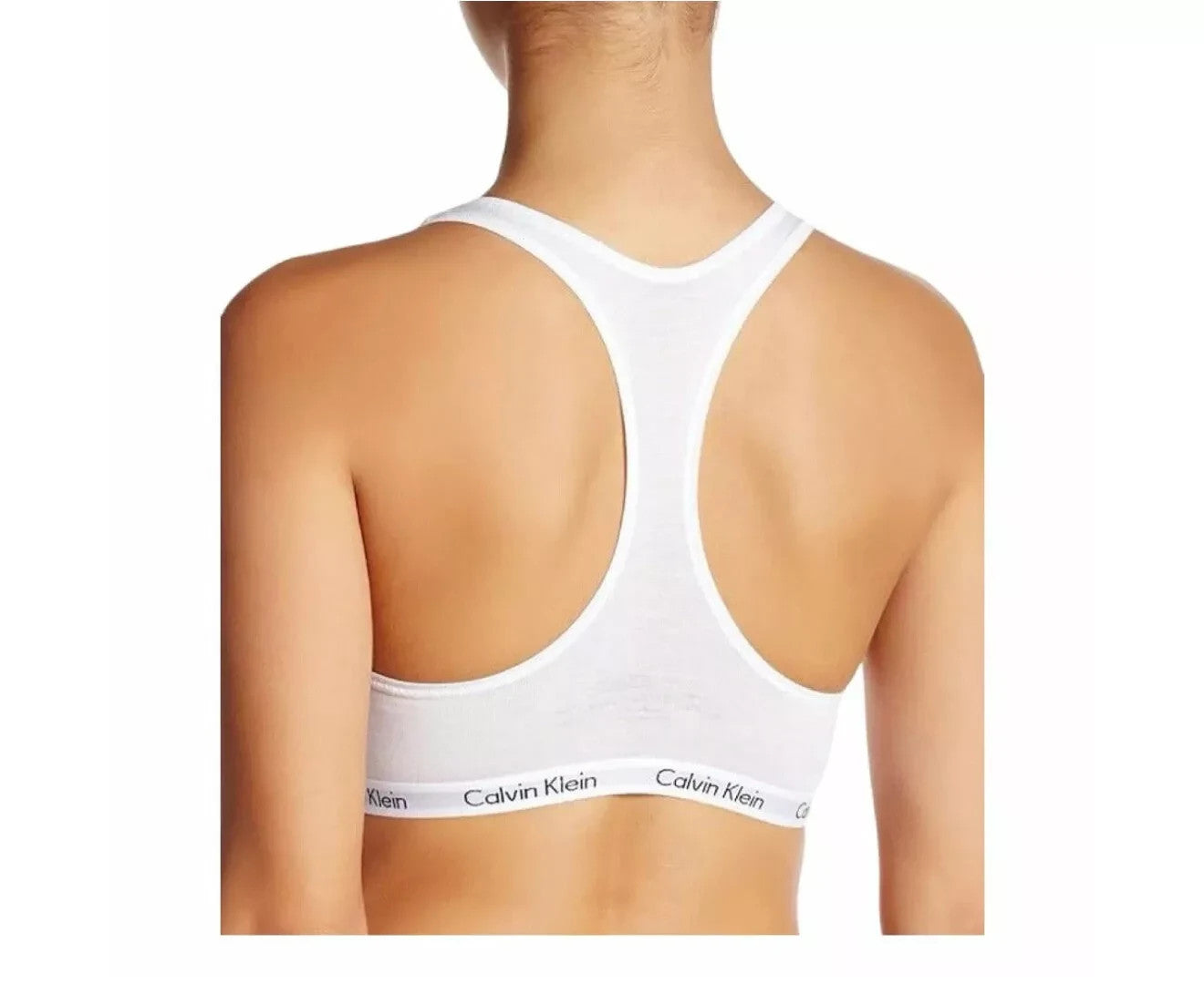 Calvin Klein Women's Cotton Stretch Unlined Bralette 2 Pack - Tan/Pink (XL)