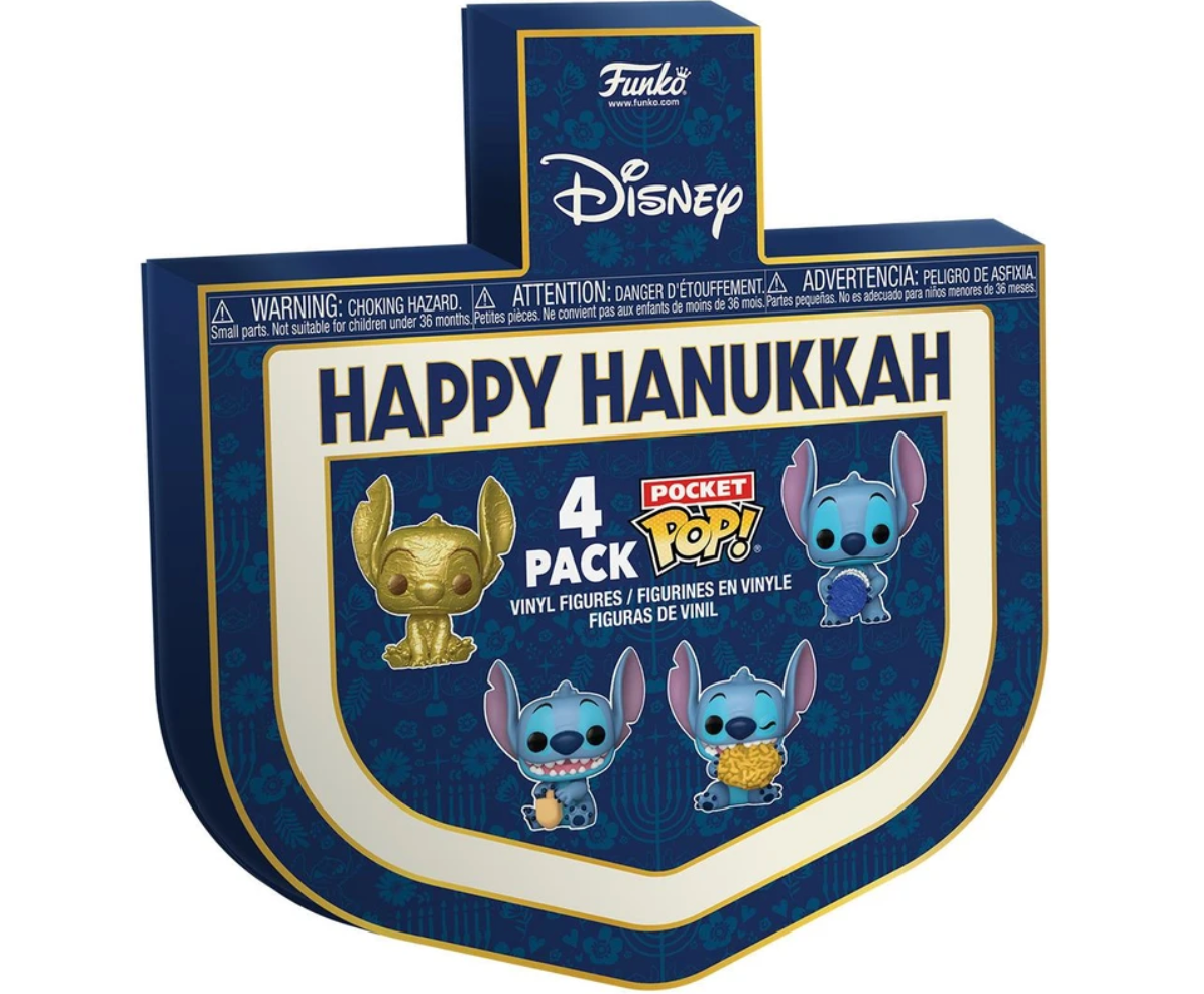 Funko Pop Pocket! - Happy Hanukkah Stitch (4 Pack)