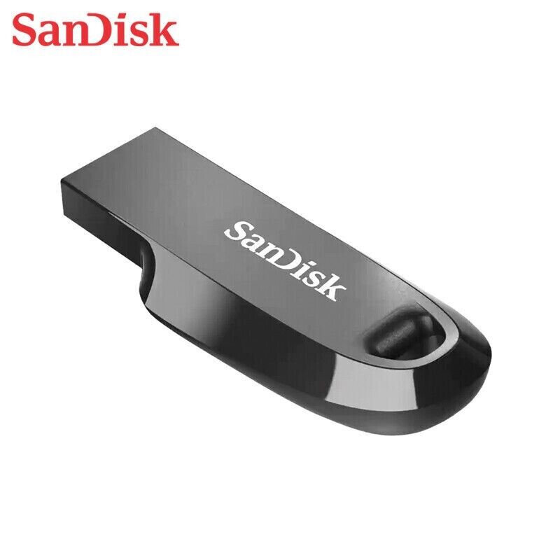 USB Flash Drive SanDisk Ultra Curve USB 3.2 Memory Stick Pen PC Mac CZ550