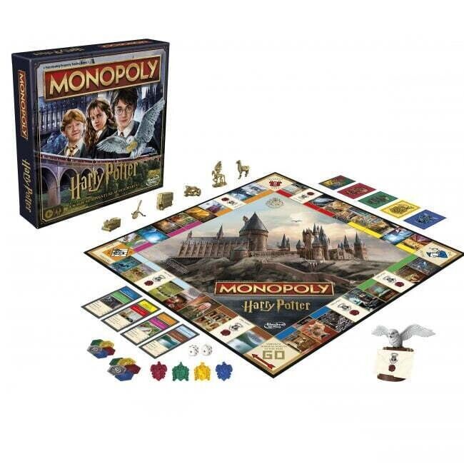 Monopoly Harry Potter Board Game A Magical Adventure At Hogwarts Hasbro
