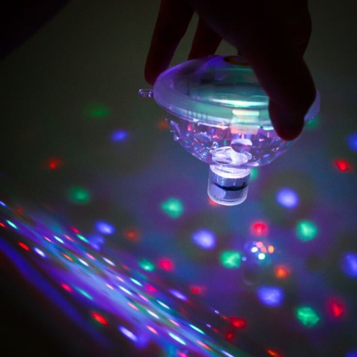 LED Floating Bath Lights Underwater Hot Tub RGB Colorful Lazy Spa Disco Lamp