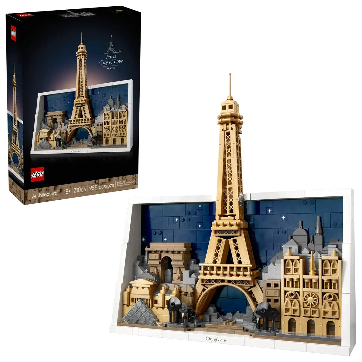 LEGO 21064 Architecture Paris – City of Love Brand New Sealed