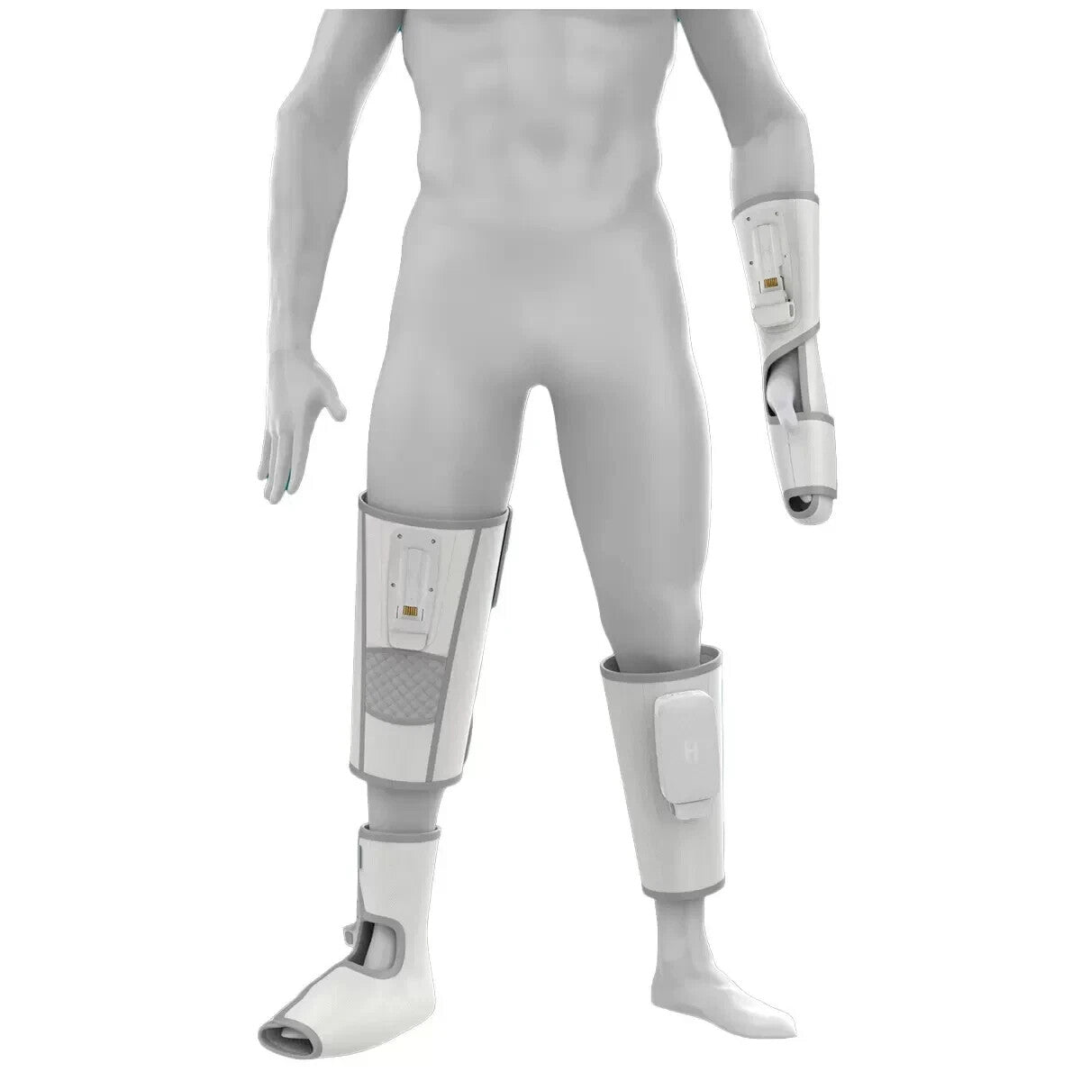 Homedics 4 in 1 Modulair Compression Massage Wraps Cordless Body System Bundle