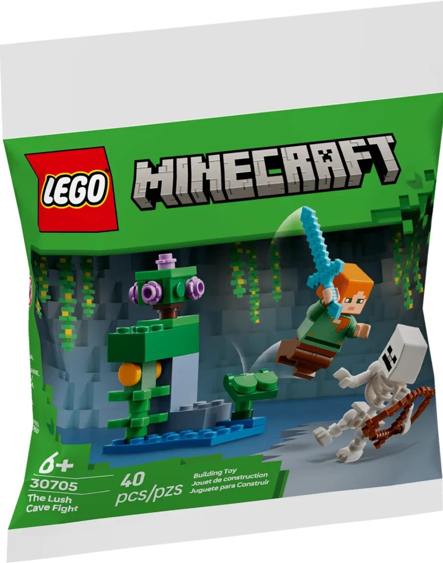 LEGO 30705 Minecraft: The Lush Cave Fight 40 pcs for ages 6+ New