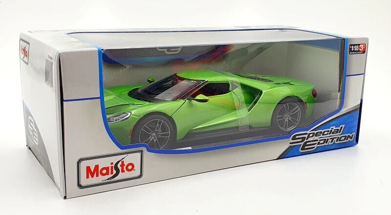 Maisto 2017 Ford GT Special Edition Die Cast Car Model 1:18 Scale Green