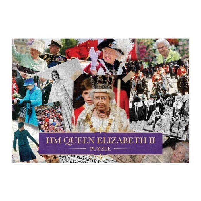 HM Queen Elizabeth II Edition QE 2 QEII 1000 Puzzle 683 x 480 mm