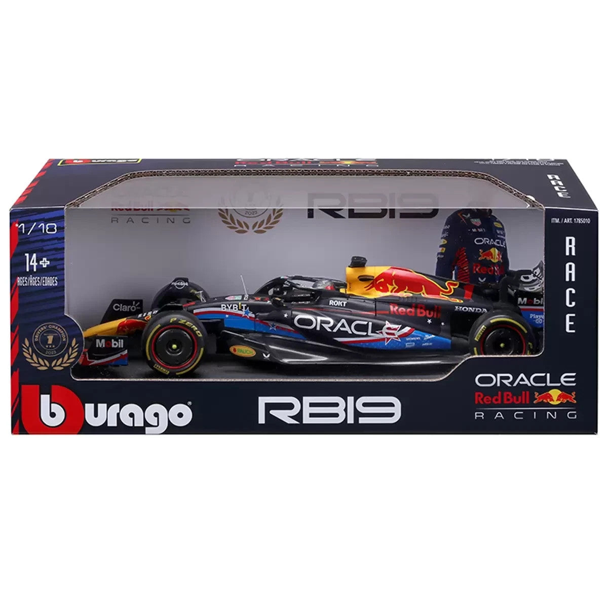 Maisto 1:18 Scale Formula 1 Diecast Cars Oracle Red Bull Racing 2023 Austin Max