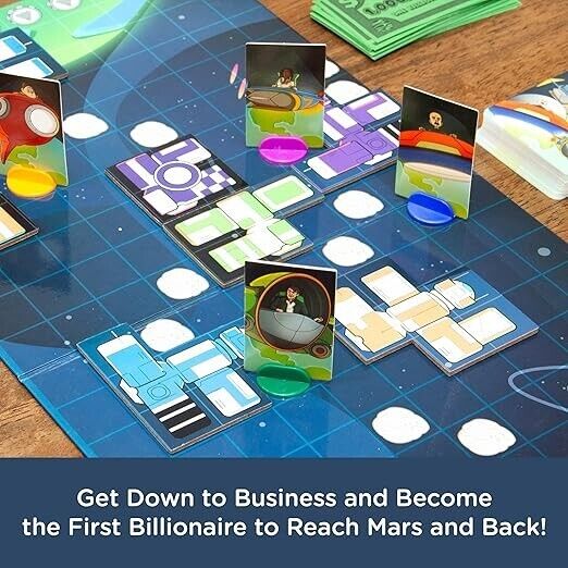 High Stakes $takes Billionaires Battle To Mars Board Game Aquarius