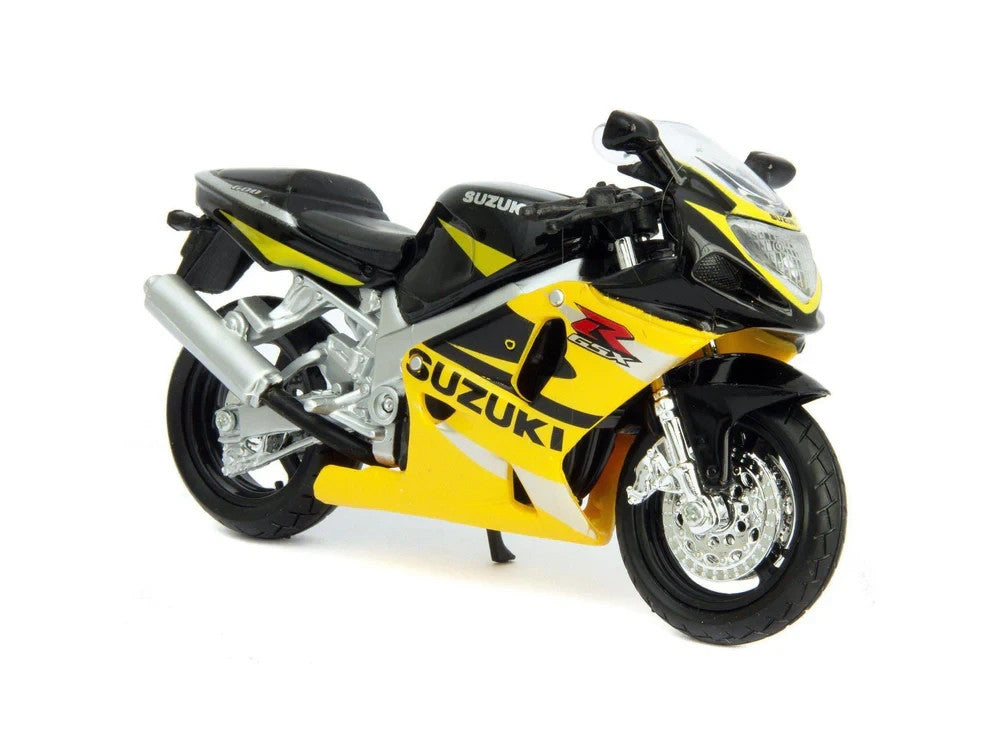 Maisto 1:18 – Suzuki GSX-R600 (Yellow) Motorbike – Special Edition Model