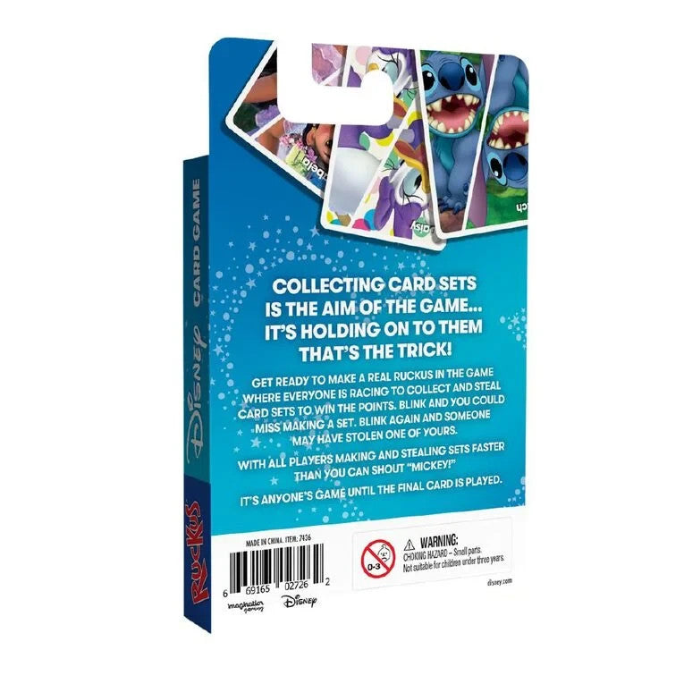 Disney Ruckus The Pantry Card Game - SEET IT MATCH IT STEAL IT, 6+ 3P+