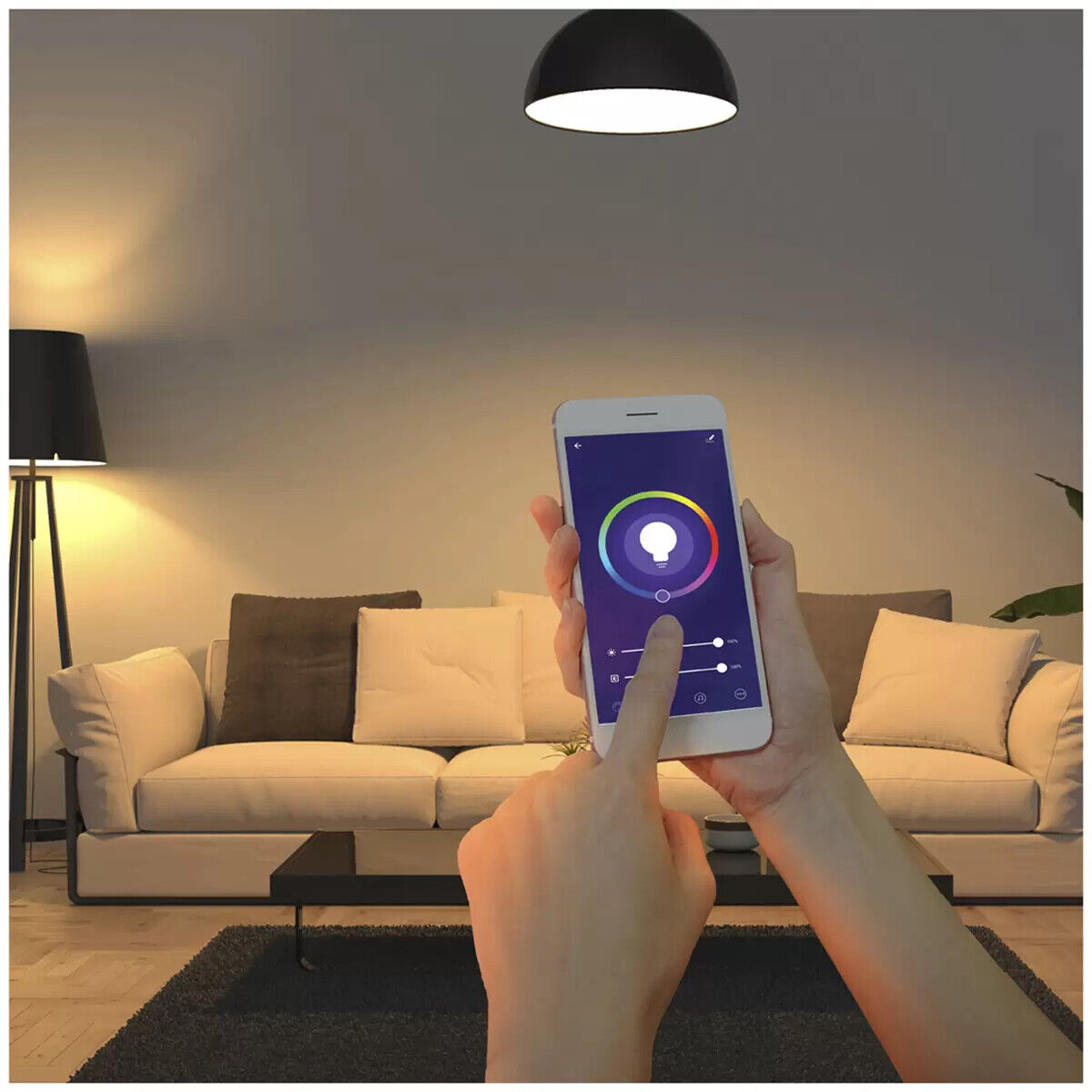 Samsung LED illuminated RGB Smart Light Bulbs B22/E27 WIFI Alexa Google Home