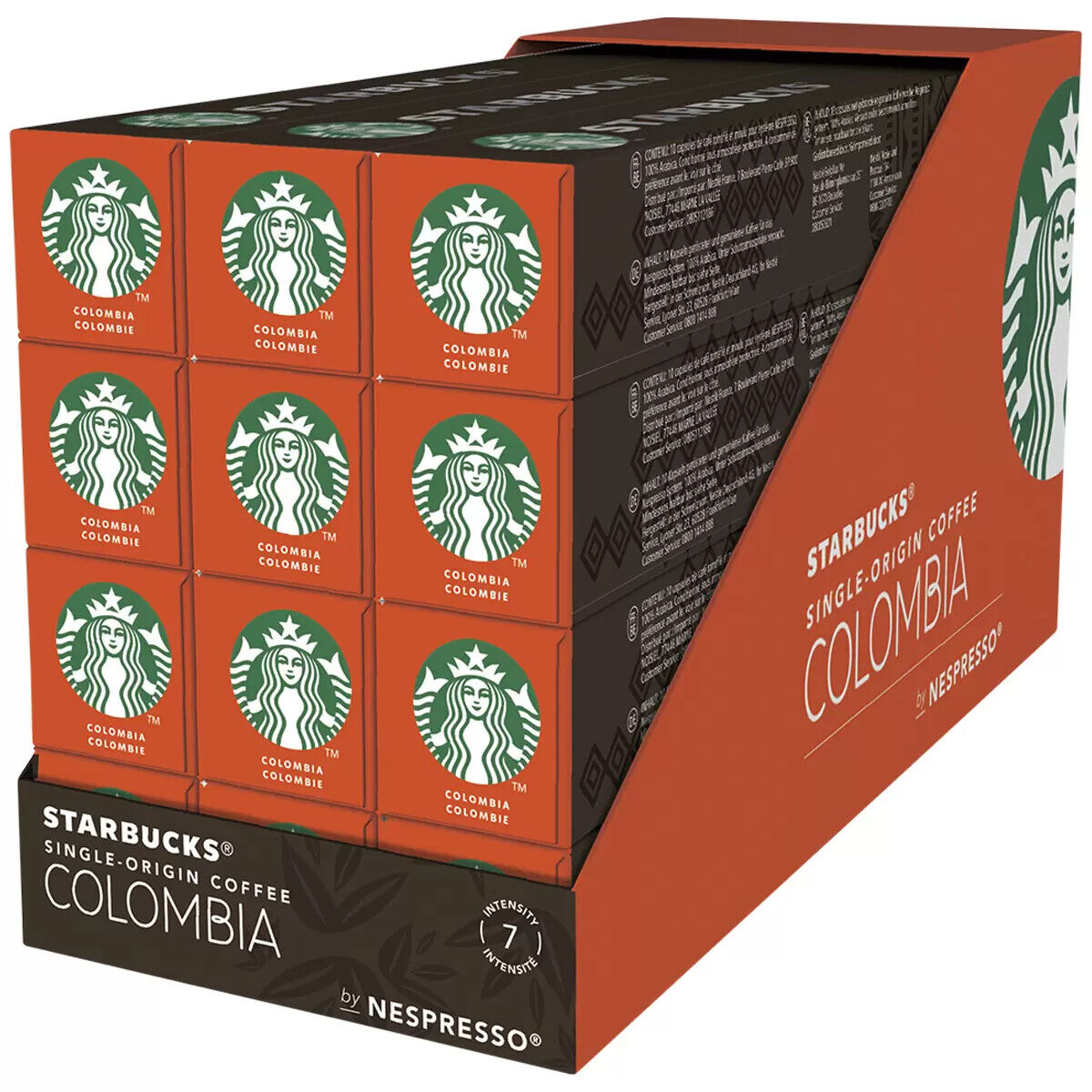 120x Starbucks Multipack Medium Roast Dark Expresso Coffee Pods Capsules