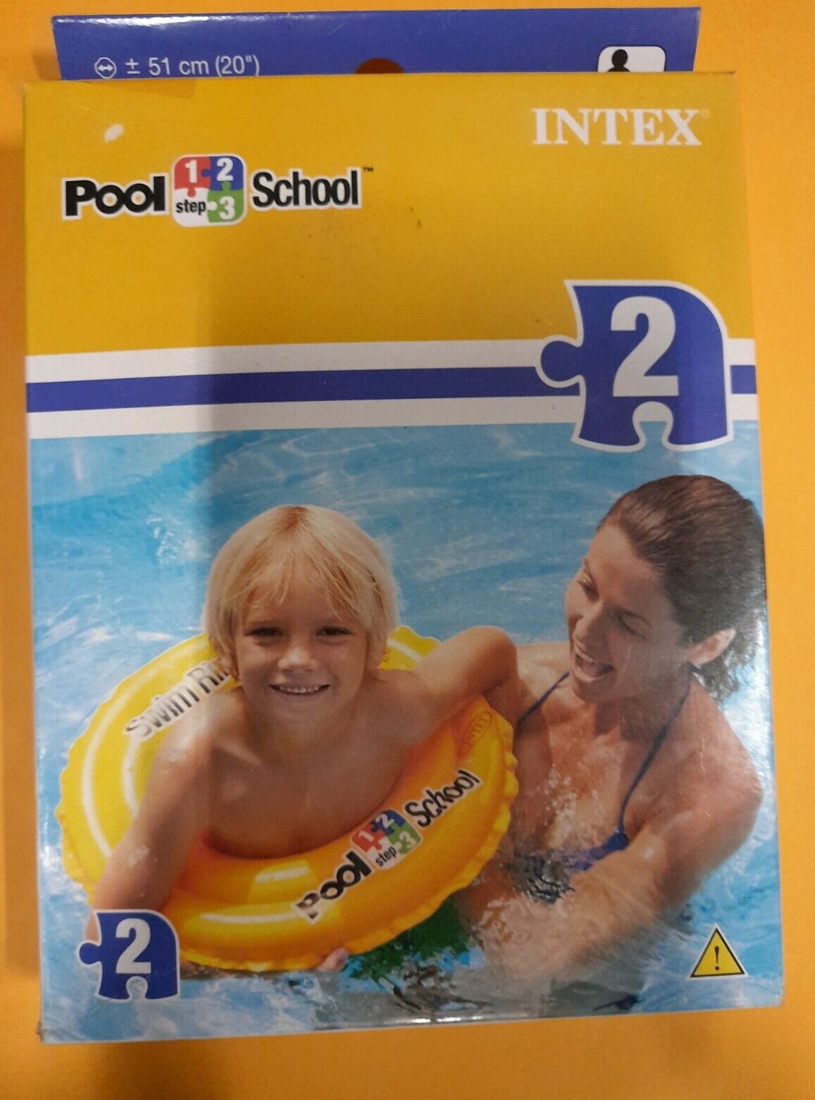 Intex Swim Ring Pool School Step 2 for Ages 3 to 6 (51cm, 20") 58231EU Brand New